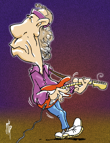 Cartoon: Mark Knopfler (medium) by stip tagged mark,knopfler,dire,straits,rock,guitar,mark,knopfler,dire,straits,rock,guitar