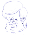 Cartoon: Newt Gingrich (small) by stip tagged caricature,politician,newt,gingrich