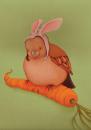 Cartoon: Wanna be a bunny-birdy! (small) by rietsuiker tagged bunny,bird,carrot,bunnybirdy,rietsuiker