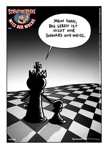 Cartoon: Schweinevogel Witz der Woche 043 (medium) by Schweinevogel tagged schweinevogel,funny,witz,cartoon,schwarwel,schach