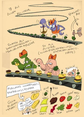 Cartoon: Sketch 2 (medium) by Schweinevogel tagged schweinevogel,animation,gna,sv,schwarwel,glücklicher,montag,video,clip,schmetterding