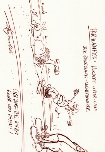 Cartoon: Paralympics (medium) by Haugrund tagged paralympics