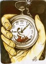 Cartoon: tiempo (small) by DANIEL EDUARDO VARELA tagged trenes