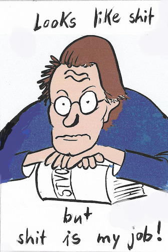Cartoon: Pannenminister Scheuer (medium) by tiede tagged scheuer,verkehrsminister,stvo,maut,tiede,cartoon,karikatur