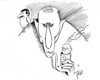 Cartoon: Chodorkowski (small) by tiede tagged putin,chodorkowski,justiz,rechtsstaat,russland,medwedew