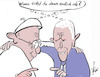 Cartoon: Papst und Biden (small) by tiede tagged papst,biden,papstaudienz,tiede,cartoon,karikatur