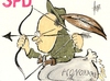 Cartoon: Robin Hood 2012 ff (small) by tiede tagged peer,steinbrück,spd,kanzlerkandidat,gerechtigkeit,nebentätigkeit,tiede,joachim,tiedemann,cartoon,karikatur