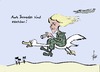 Cartoon: Tornado-Einsatz (small) by tiede tagged tornado,rüstungsmängel,von,der,leyen,syrien,tiede,cartoon,karikatur
