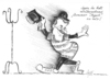Cartoon: Vorübergehend (small) by tiede tagged guttenberg doktortitel moratorium august dummer