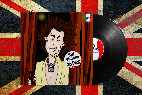 Cartoon: Sid Vicious Parody (medium) by Peps tagged punk,sidvicious,sexpistols,malcommaclaren