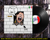 Cartoon: Pink Floyd - The wall (small) by Peps tagged pink,floyd,music,wall,opera,theatre,scream,brick