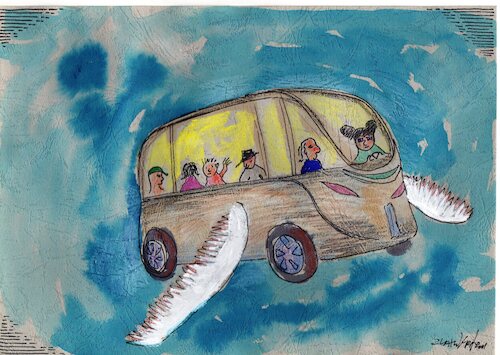 Cartoon: Fly 21 (medium) by Zlatko Iv tagged auto,bus,tehnik,danke,travel,strom,zirkus