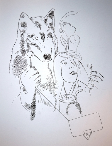 Cartoon: Lolipop (medium) by Zlatko Iv tagged feminism,gender,kunst,circus,love,danke,special,selfie,facebook,instagram,tarot,carte,catedral,nunes,äbtissin,bible