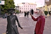 Cartoon: Hello (small) by Zlatko Iv tagged großartig,gehirn,freun,kulture,dank,kunst