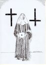 Cartoon: Pray (small) by Zlatko Iv tagged bible