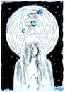 Cartoon: Tarot 21 (small) by Zlatko Iv tagged esoteria,magic,tarot,arte,love,danke,hypnose