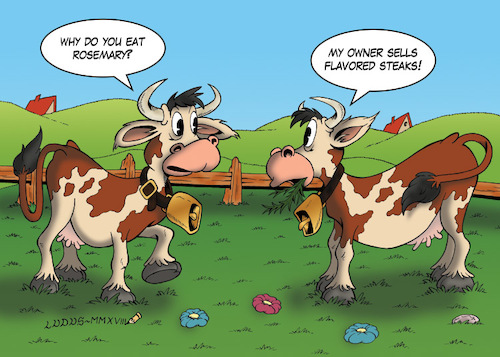 Cartoon: Cows (medium) by Ludus tagged cows,breeding,livestock