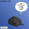 Cartoon: Cat Story 3 (small) by Ludus tagged cat,cats