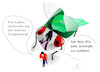 Cartoon: Bunte Schmeißfliege (small) by Jochen N tagged monster,bunt,klein,groß,insekt,fliegenschiß,scheiße,kot,fressen,fliege