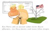 Cartoon: Ehrenmann Trump (small) by Jochen N tagged baby,trump,mauer,flagge,fahne,usa,präsident,baum,haus,sohn,hakenkreuz,nazi,nabelschnur,geburt,arsch,po