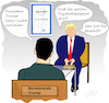 Cartoon: Trumps Psychotherapie (small) by Jochen N tagged trump,präsident,usa,biden,berater,verlierer,zertifikat,korruption,gespräch,therapie