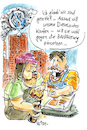 Cartoon: dieselabgas (small) by REIBEL tagged überspitzung,gift,gas,abgas,diesel,stickstoff,gesundheit,innenstadt,fahrverbot,vw,assad,syrien