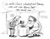 Cartoon: Wechselgeschäft (small) by REIBEL tagged barzahlung,wc,restaurant,toilette,geschäft,rechnung,putzfrau,gast