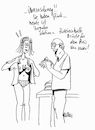 Cartoon: Zugabeaktion (small) by REIBEL tagged busen,op,schoenheit,chirurgie,aesthetik,arzt,patientin,brustvergroesserung