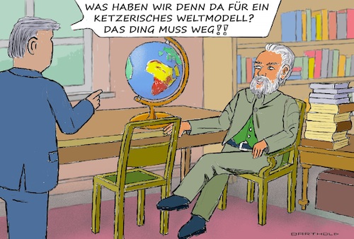 Cartoon: Aufpasser a. d. Reinh. d. Lehre (medium) by Barthold tagged donald,trump,kontrolle,universitäten,columbia,harvard,unfreiheit,lehre,meinungen,forschungsthemen,mitteleinsatz,eingriff,verfassungswidrig,flat,earth,anhänger,cartoon,karikatur,barthold,donald,trump,kontrolle,universitäten,columbia,harvard,unfreiheit,lehre,meinungen,forschungsthemen,mitteleinsatz,eingriff,verfassungswidrig,cartoon,karikatur,barthold