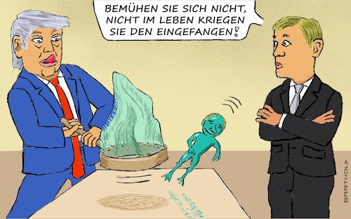 Da will einer nicht verhandeln! Da will einer nicht verhandeln!
