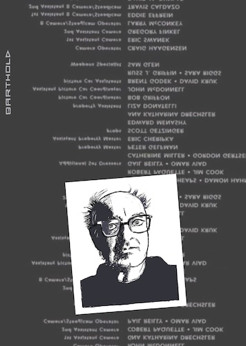 Cartoon: Tod Jean-Luc Godard (medium) by Barthold tagged jean,luc,godard,französischer,regisseur,tod,mort,death,jean,luc,godard,französischer,regiseur,tod,mort,death