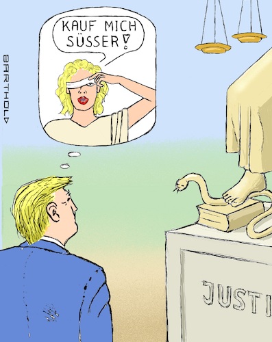 Trumps Sicht auf Justitia