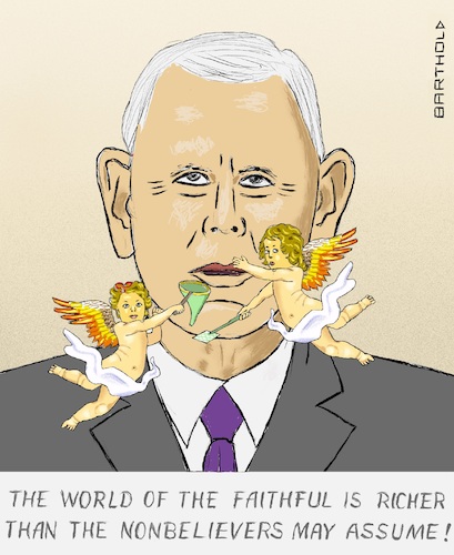Cartoon: Trust in God (medium) by Barthold tagged mike,pence,vice,president,united,states,visit,mayo,clinic,april,28,2020,refusal,usage,breathing,mask,violation,rules,house,corona,virus,sars,cov2,covid,19,infection,risk,guardian,angels,puttos,cherubs,spoon,net,fly,swapper,caricature,barthold,mike,pence,vice,president,united,states,visit,mayo,clinic,april,28,2020,refusal,usage,breathing,mask,violation,rules,house,corona,virus,sars,cov2,covid,19,infection,risk,guardian,angels,puttos,cherubs,spoon,net,fly,swapper,caricature,barthold