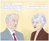 Cartoon: Dialog  May Corbyn (small) by Barthold tagged brexit,großbritannien,theresa,may,jeremy,corbyn,italien,matteo,salvini,luigi,di,maio,giuseppe,conte,populismus,volkswille