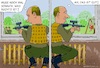 Cartoon: Im Visier (small) by Barthold tagged putin,ukrainekrieg,frühjahrsoffensive,märz,2026,rohrkrepierer,kein,ertrag,ersatzhandlung,bombardierung,städte,dnipro,charkiw,kriegsverbrechen,terrorismus,sinnbild,kind,schaukel,wladimir,verschanzter,schütze,cartoon,karikatur,barthold