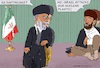 Cartoon: Khamenei Irritated (small) by Barthold tagged israel,attacks,iran,irans,nuclear,plants,ayatollah,khamenei,chamenei,building,room,is,shaking,cartoon,caricature,barthold