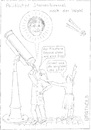 Cartoon: Polit. Sternenhimmel n. d. Wahl (small) by Barthold tagged angela,merkel,martin,schulz,deutscher,michel,fernrohr,fixstern,verglühen,spd,bundestagswahl,2017,btw,wahlergebnis,opposition,komet