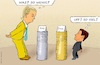 Cartoon: Wilders u. Jetten hab. je 26 S. (small) by Barthold tagged parlamentswahl,niederlande,oktober,2025,pvv,geert,wilders,d66,rob,jetten,sechsundzwanzig,sitze,cartoon,karikatur,barthold