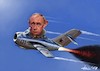 Cartoon: Vladimir Putin (small) by Takacs Krisztian tagged politic,jet,fly