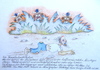 Cartoon: martins ende (small) by katzen-gretelein tagged politiker,innenpolitik,urwald,essen,brauchtum,kochtopf,schrumpfkopf,kanibalismus,starkes,unwohlsein