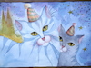 Cartoon: zwei kölsche katzen (small) by katzen-gretelein tagged karneval,katzen,brauchtum,dom