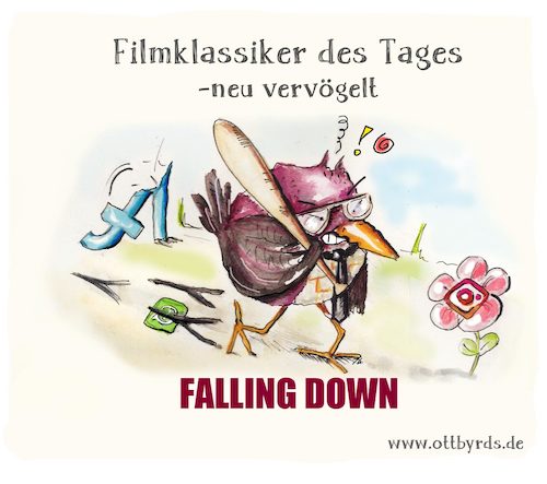 Cartoon: Falling down (medium) by OTTbyrds tagged facebookdown,intagramdown,fallingdown,filme,whatsappdown,ottbyrds