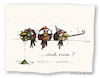 Cartoon: Und nun ? (small) by OTTbyrds tagged new,year,hangover,silvester,neujahr,kater,feste,chrismas,weihnachten,ottbyrds,schägevögel
