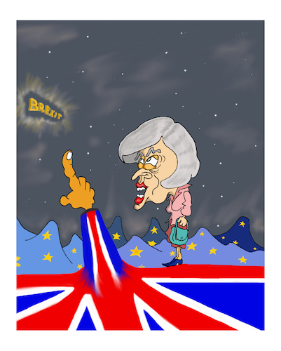 Cartoon: BREXIT N0 4 (medium) by vasilis dagres tagged england,europe,democracy,fascism,neoliberalism