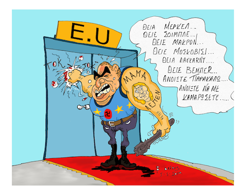 Cartoon: elections (medium) by vasilis dagres tagged fascism,european,union,elections