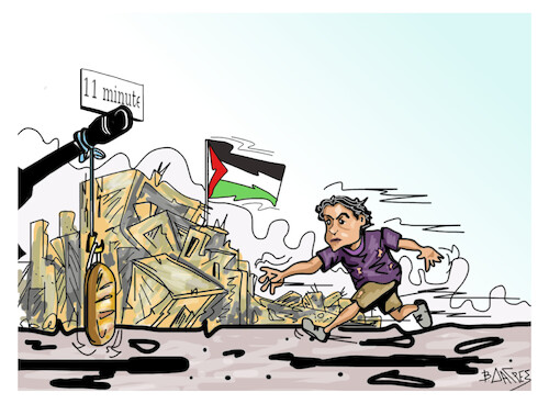 Cartoon: gaza (medium) by vasilis dagres tagged gaza