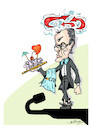 Cartoon: Friedrich Merz (small) by vasilis dagres tagged german,elections