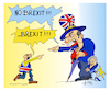 Cartoon: Great Britain brexit (small) by vasilis dagres tagged teresa,mey