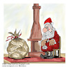 Cartoon: SANTA CLAUS THINKS ... (small) by vasilis dagres tagged santa claus