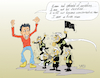 Cartoon: terrorist attack in Spain (small) by vasilis dagres tagged spain,terrorism